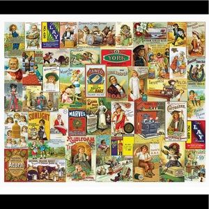1000 Piece Jigsaw Puzzle- ANTIQUE ADVERTISING